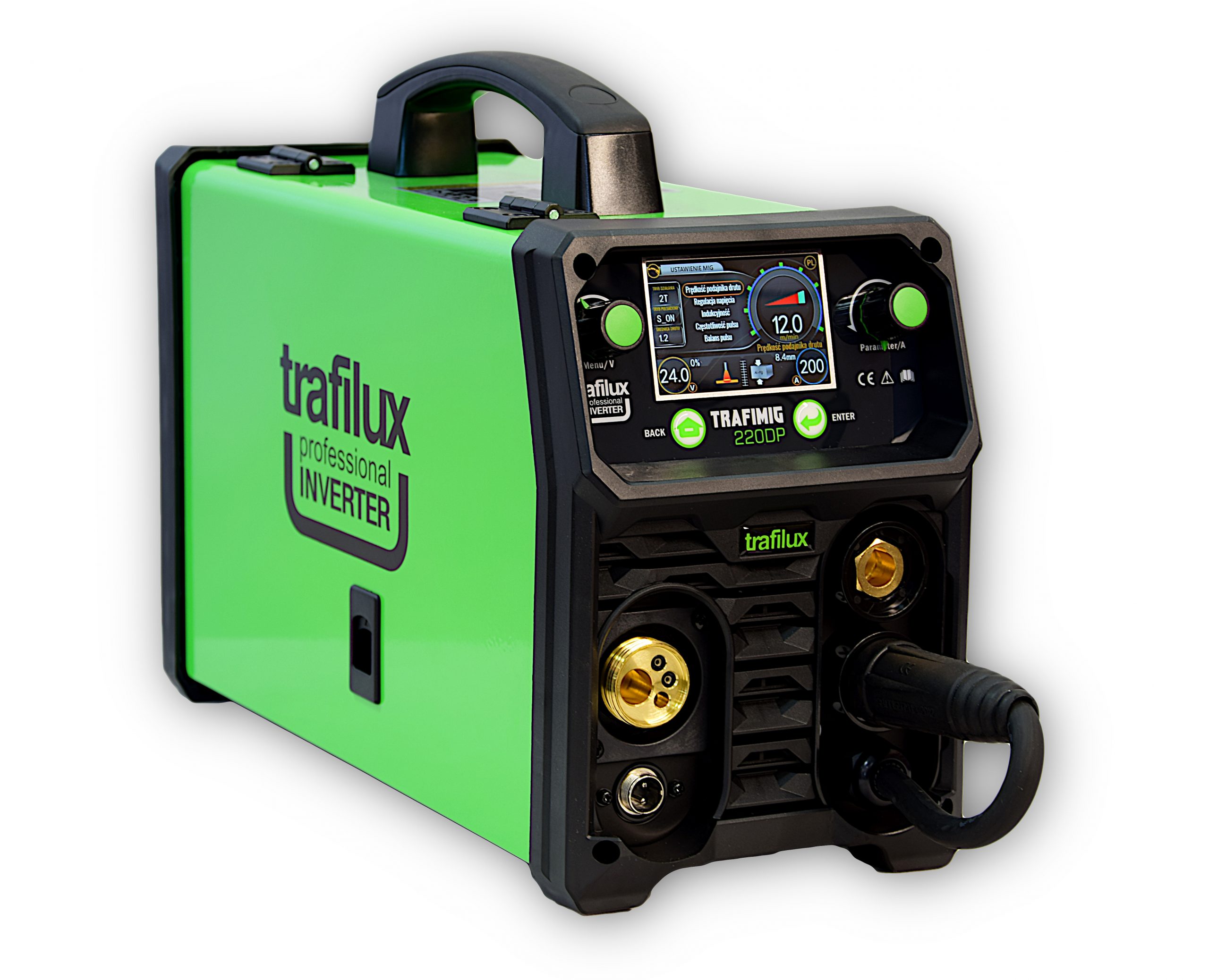 Spawarka MIG 220 Dual Puls LCD (Synergia + Podwójny Puls)